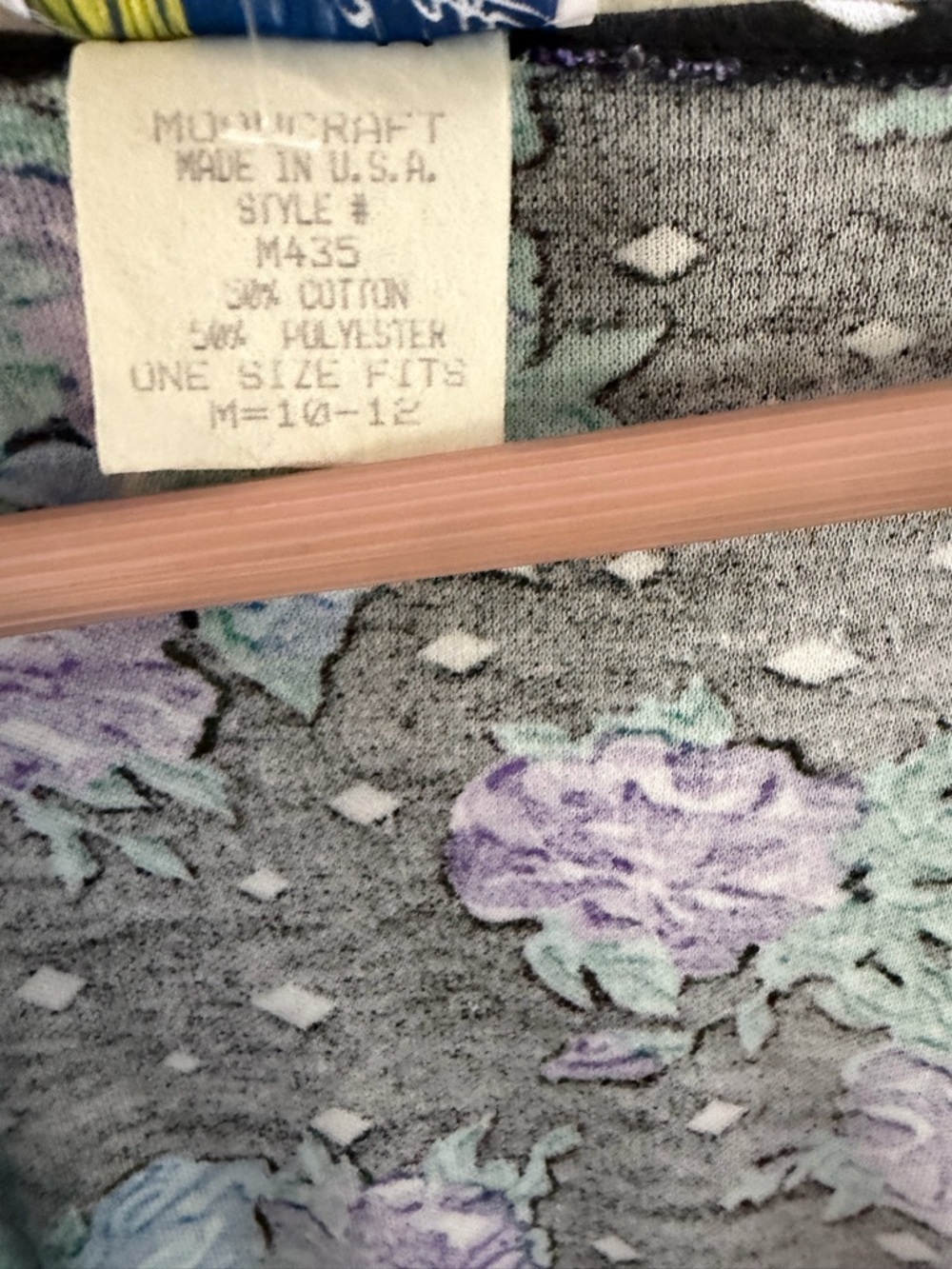 vintage floral jumpsuit 80s Halloween Mooncraft w/pockets Size medium - Picture 12 of 12